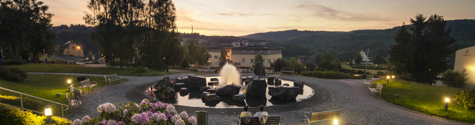 Bad Schlema Musikbrunnen, ®Fouad Vollmer Werbeagentur