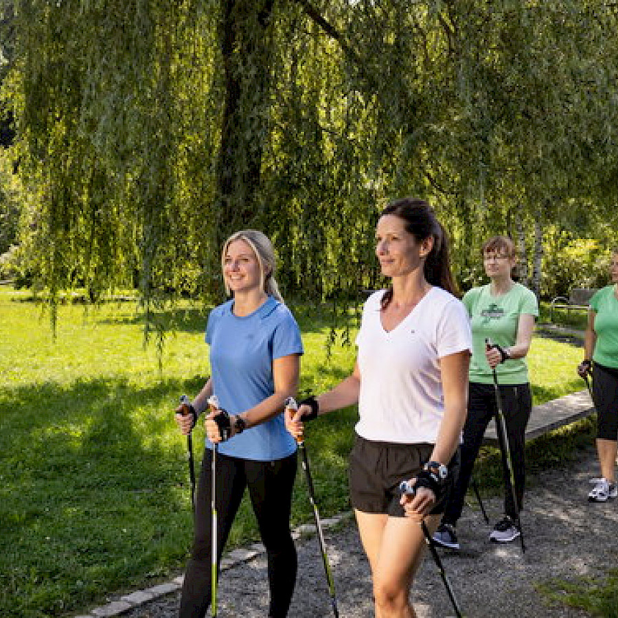 Thermalbad Wiesenbad, Nordic Walking