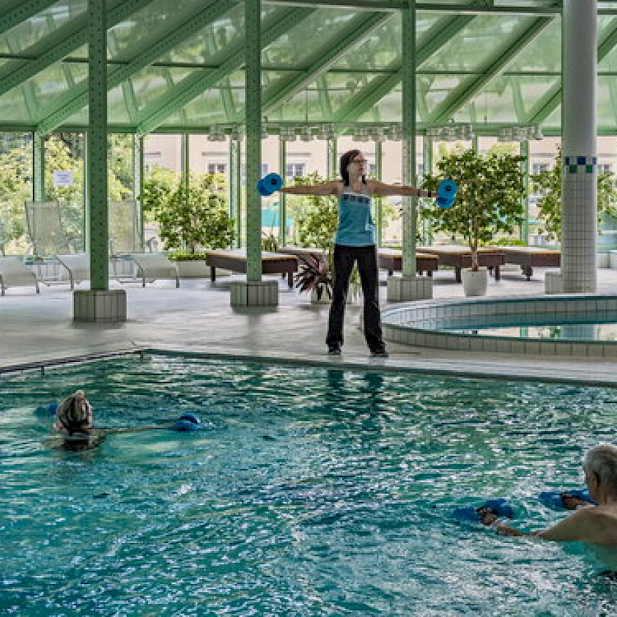 Thermalbad Wiesenbad, Wassergymnastik