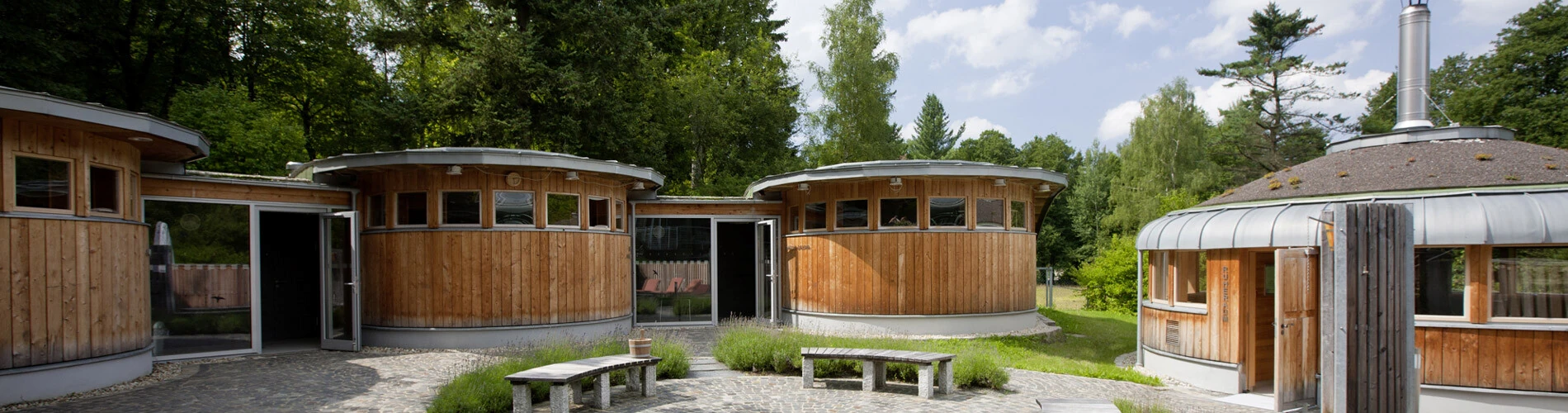 Bade- und Saunalandschaft Bad Brambach, Saunadorf, Foto C. Beer